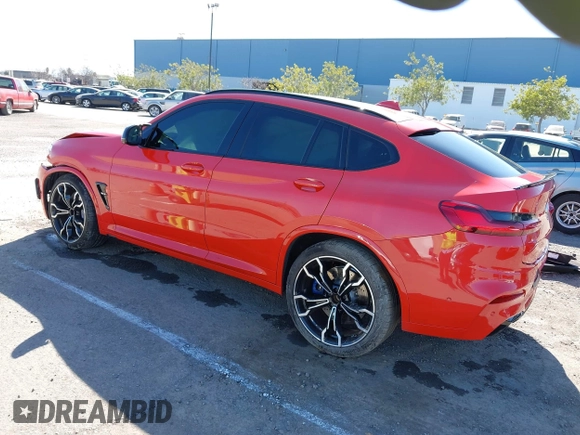 2021 BMW X4 M with VIN 5YMUJ0C08M9H70033, listed as a IAAI auction lot 41671276 with 18,151 mi miles. Bid and sale history available at carsss.com. Image 3.
