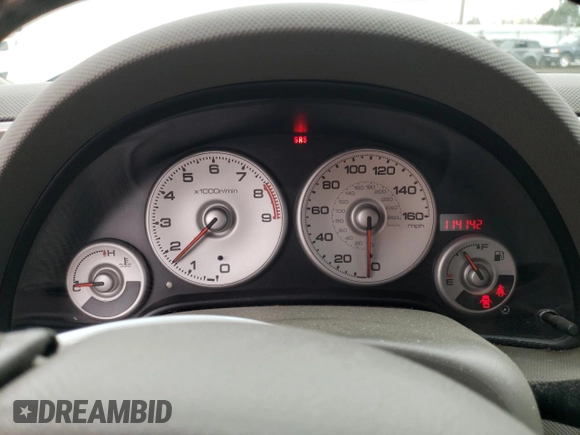 2004 Acura RSX Type S with VIN JH4DC53004S005595, listed as a Copart auction lot 45988575 with 114,142 mi miles and Salvage Title. Bid and sale history available at carsss.com. Image 9.