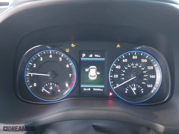 2018 Hyundai Kona Ultimate with VIN KM8K53A51JU097785, listed as a IAAI auction lot 41311804 with 94,446 mi miles. Bid and sale history available at carsss.com. Image 7.