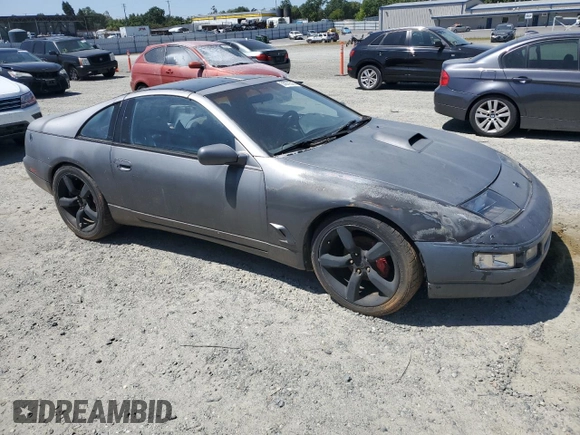 1991 Nissan 300ZX z VIN JN1RZ24H2MX501836, wystawiony jako Copart lot #55970545 z przebiegiem 164 220 mil mil oraz Czysty tytuł • Clean title. Historia ofert i sprzedaży dostępna na DreamBid. Obrazek 4.