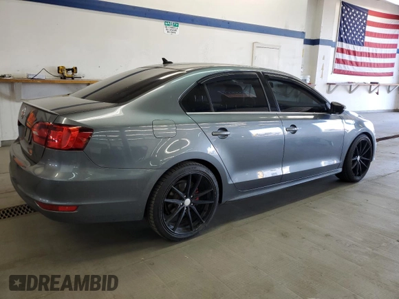2013 Volkswagen Jetta GLI Autobahn with VIN 3VW4A7AJ7DM234635, listed as a Copart auction lot 53502205 with 160,441 mi miles and Salvage Title. Bid and sale history available at DreamBid. Image 3.