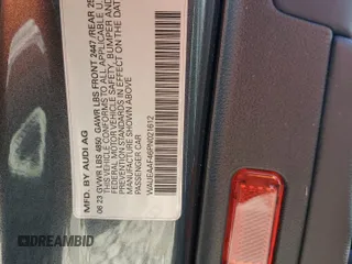 2023 Audi A4 S line Premium Plus z VIN WAUEAAF46PN021612, wystawiony jako Copart lot #55639615 z przebiegiem 36 491 mil mil oraz Szkoda całkowita • Salvage title. Historia ofert i sprzedaży dostępna na DreamBid. Obrazek 12.