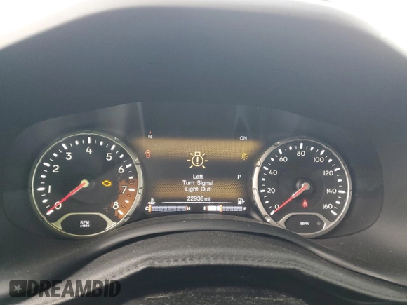 2018 Jeep Renegade Altitude with VIN ZACCJBBB1JPH70546, listed as a Copart auction lot 84764604 with 22,936 mi miles and Salvage title. Bid and sale history available at DreamBid. Image 9.