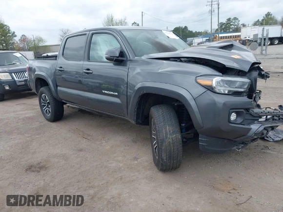2023 Toyota Tacoma 4WD SR with VIN 3TMCZ5AN9PM538441, listed as a IAAI auction lot 41918710 with 1 mi miles. Bid and sale history available at carsss.com. Image 1.