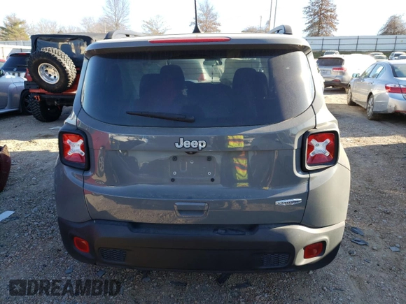 2020 Jeep Renegade Latitude with VIN ZACNJABB2LPL33819, listed as a Copart auction lot 80335293 with Not Provided miles and Salvage Title. Bid and sale history available at DreamBid. Image 6.