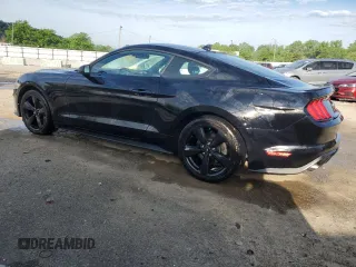 2021 Ford Mustang EcoBoost with VIN 1FA6P8THXM5112258, listed as a Copart auction lot 57501095 with 83,309 mi miles and Salvage title. Bid and sale history available at DreamBid. Image 2.
