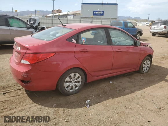 2017 Hyundai Accent SE with VIN KMHCT4AE9HU278532, listed as a Copart auction lot 52634295 with 112,009 mi miles and Salvage Title. Bid and sale history available at carsss.com. Image 3.