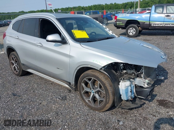 2018 BMW X1 xDrive28i with VIN WBXHT3C32J5K23486, listed as a IAAI auction lot 42387208 with 76,115 mi miles and . Bid and sale history available at DreamBid. Image 1.