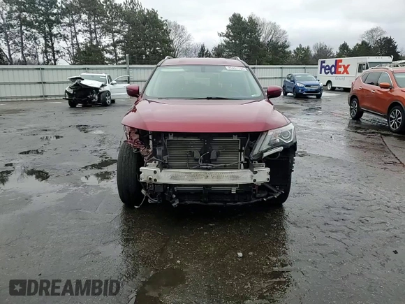 2018 Nissan Pathfinder SL z VIN 5N1DR2MMXJC656198, wystawiony jako Copart lot #85057734 z przebiegiem 144 725 mil mil oraz Szkoda całkowita • Salvage title. Historia ofert i sprzedaży dostępna na DreamBid. Obrazek 12.