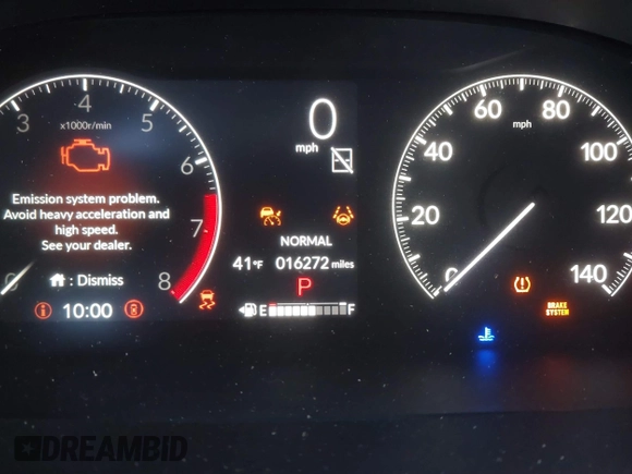 2024 Honda CR-V EX-L with VIN 7FARS3H74RE002096, listed as a IAAI auction lot 41088913 with 16,272 mi miles and . Bid and sale history available at DreamBid. Image 15.