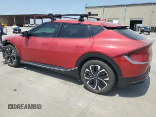 2022 Kia EV6 Wind with VIN KNDC34LA7N5046628, listed as a Copart auction lot 63230374 with 48,023 mi miles and Salvage Title. Bid and sale history available at carsss.com. Image 2.