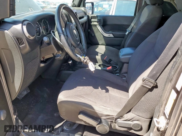 2014 Jeep Wrangler Unlimited Sport with VIN 1C4BJWDG2EL294829, listed as a Copart auction lot 51921685 with 138,203 mi miles and Salvage Title. Bid and sale history available at DreamBid. Image 7.