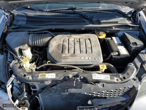 2016 Dodge Grand Caravan SE with VIN 2C4RDGBG3GR153146, listed as a Copart auction lot 45012064 with 104,880 mi miles and Salvage Title. Bid and sale history available at carsss.com. Image 12.