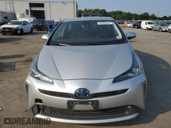 2021 Toyota Prius LE z VIN JTDL9MFU8M3030193, wystawiony jako Copart lot #59482995 z przebiegiem 48 202 mil mil oraz Szkoda całkowita • Salvage title. Historia ofert i sprzedaży dostępna na DreamBid. Obrazek 5.
