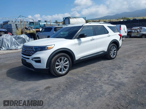 2021 Ford Explorer Limited with VIN 1FMSK8FH9MGC09079, listed as a IAAI auction lot 41645968 with 38,363 mi miles. Bid and sale history available at carsss.com. Image 17.