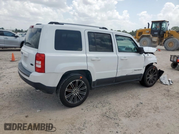 2017 Jeep Patriot Sport SE with VIN 1C4NJPBA6HD202041, listed as a Copart auction lot 61587905 with 78,562 mi miles and Salvage title. Bid and sale history available at DreamBid. Image 3.