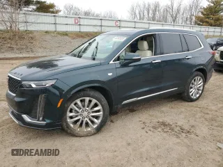 2024 Cadillac XT6 AWD Premium Luxury z VIN 1GYKPDRS5RZ739626, wystawiony jako Copart lot #52302025 z przebiegiem 22 779 mil mil oraz Szkoda całkowita • Salvage title. Historia ofert i sprzedaży dostępna na DreamBid. Obrazek 1.