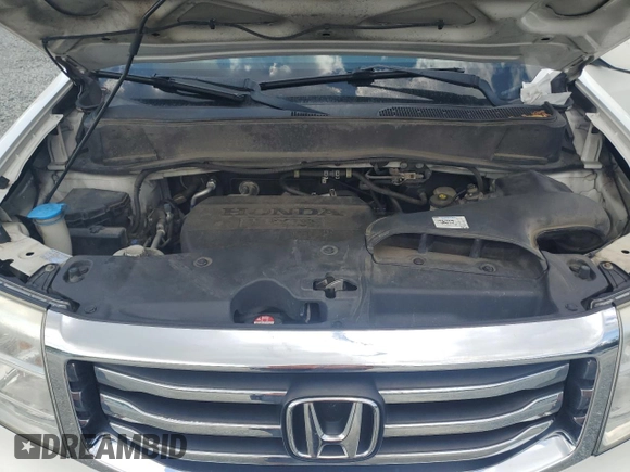 2012 Honda Pilot EX-L with VIN 5FNYF4H57CB083926, listed as a Copart auction lot 63507295 with 177,458 mi miles and Salvage title. Bid and sale history available at DreamBid. Image 11.