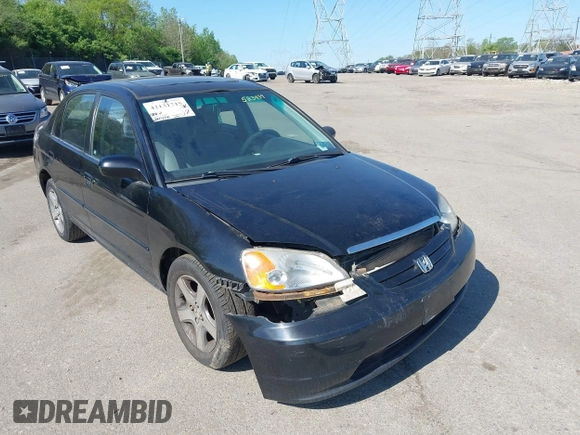 2002 Honda Civic EX with VIN 2HGES26742H523439, listed as a IAAI auction lot 42131715 with 260,406 mi miles and . Bid and sale history available at DreamBid. Image 6.