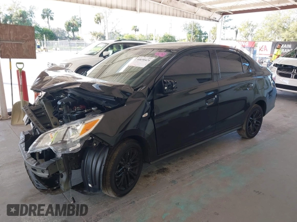 2022 Mitsubishi Mirage ES z VIN ML32FUFJXNHF02026, wystawiony jako IAAI lot #40690424 z przebiegiem 50 638 mil mil oraz . Historia ofert i sprzedaży dostępna na DreamBid. Obrazek 2.