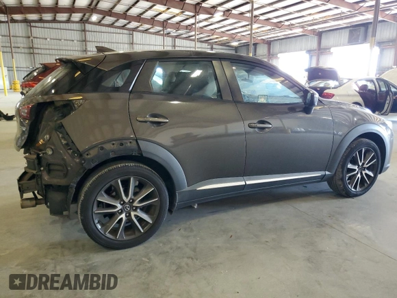 2017 Mazda CX-3 Grand Touring z VIN JM1DKFD74H0163736, wystawiony jako Copart lot #57871265 z przebiegiem 212 515 mil mil oraz Szkody całkowita. Historia ofert i sprzedaży dostępna na DreamBid. Obrazek 3.