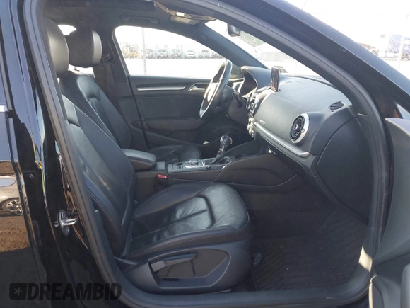 2019 Audi A3 Sedan Premium with VIN WAUBEGFFXK1019177, listed as a IAAI auction lot 41556134 with 98,741 mi miles. Bid and sale history available at carsss.com. Image 5.