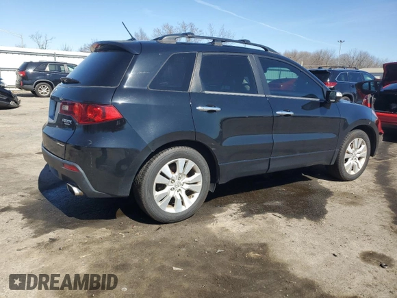 2011 Acura RDX with VIN 5J8TB1H2XBA008298, listed as a Copart auction lot 49531025 with 155,028 mi miles and Salvage title. Bid and sale history available at DreamBid. Image 3.