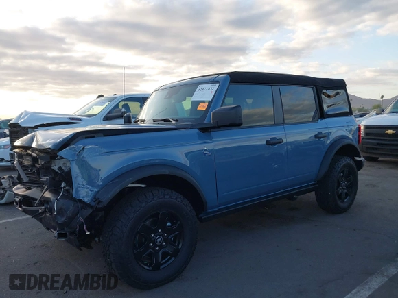 2024 Ford Bronco Black Diamond with VIN 1FMDE1BH2RLA96393, listed as a IAAI auction lot 42071431 with 213 mi miles and . Bid and sale history available at DreamBid. Image 18.
