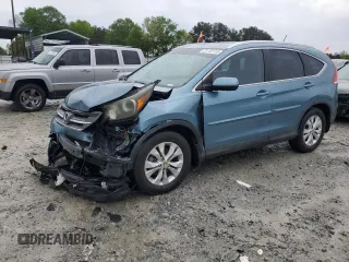 2013 Honda CR-V EX-L with VIN 5J6RM3H74DL042149, listed as a Copart auction lot 51733115 with 197,198 mi miles and Salvage Title. Bid and sale history available at DreamBid. Image 1.
