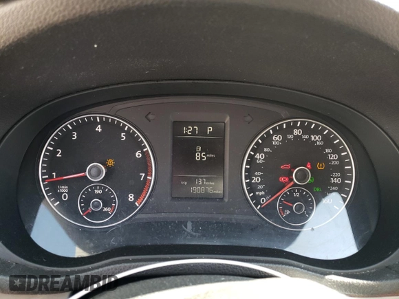2013 Volkswagen Passat Wolfsburg Edition with VIN 1VWAP7A37DC133728, listed as a Copart auction lot 51570485 with 190,876 mi miles and Salvage Title. Bid and sale history available at carsss.com. Image 9.