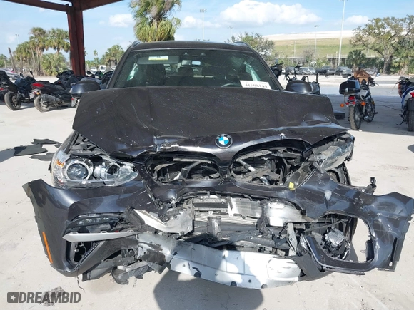 2020 BMW X3 sDrive30i with VIN 5UXTY3C01LLU69408, listed as a IAAI auction lot 41698144 with 67,705 mi miles. Bid and sale history available at carsss.com. Image 12.