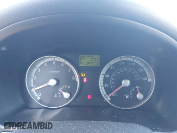 2008 Hyundai Accent GLS with VIN KMHCN46C08U277111, listed as a IAAI auction lot 41982677 with 125,570 mi miles. Bid and sale history available at carsss.com. Image 7.