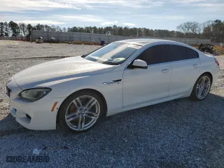 2013 BMW 6 Series 650i xDrive with VIN WBA6B4C53DD098522, listed as a Copart auction lot 86896564 with 121,198 mi miles and Salvage Title. Bid and sale history available at carsss.com. Image 1.