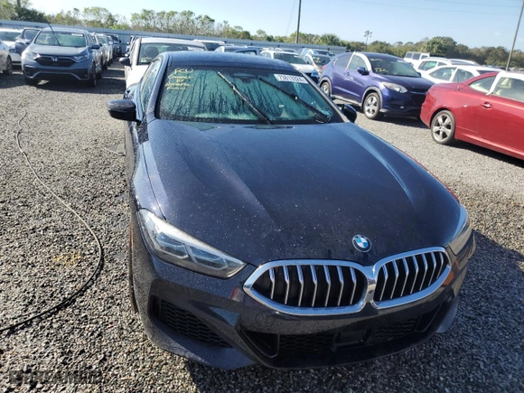 2022 BMW 8 Series 840i with VIN WBAGV2C04NCJ34178, listed as a Copart auction lot 73813324 with 0 mi miles and Salvage Title. Bid and sale history available at carsss.com. Image 5.