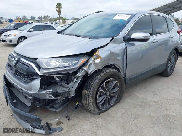 2022 Honda CR-V EX with VIN 2HKRW1H5XNH408866, listed as a IAAI auction lot 41922665 with 61,292 mi miles. Bid and sale history available at carsss.com. Image 2.