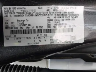 2016 Ford Focus S with VIN 1FADP3E21GL249480, listed as a IAAI auction lot 41747266 with 120,665 mi miles. Bid and sale history available at carsss.com. Image 9.