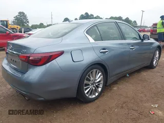 2018 Infiniti Q50 3.0t LUXE with VIN JN1EV7AP4JM357903, listed as a IAAI auction lot 41919730 with 130,858 mi miles. Bid and sale history available at carsss.com. Image 4.