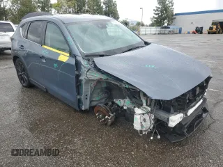 2021 Mazda CX-5 Touring with VIN JM3KFACM3M0420425, listed as a Copart auction lot 47993745 with 56,184 mi miles and Salvage Title. Bid and sale history available at carsss.com. Image 4.