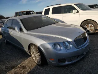 2012 Bentley Flying Spur with VIN SCBBP9ZA6CC075036, listed as a Copart auction lot 76157874 with Not provided miles and Salvage title. Bid and sale history available at DreamBid. Image 4.