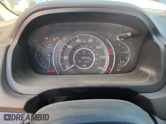 2014 Honda CR-V EX-L with VIN 5J6RM4H73EL034549, listed as a Copart auction lot 81157094 with 90,560 mi miles and Salvage Title. Bid and sale history available at carsss.com. Image 9.