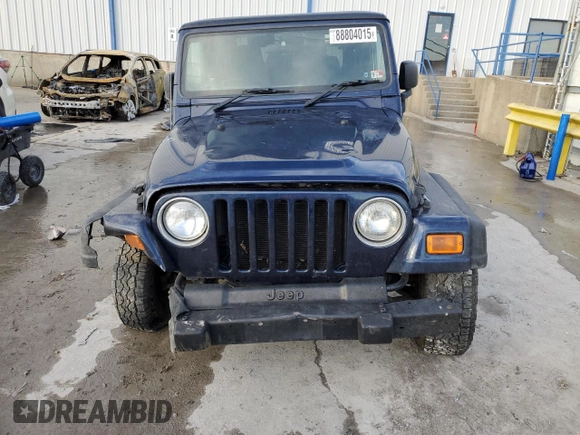 2006 Jeep Wrangler Sport Right Hand Drive with VIN 1J4F449S16P741407, listed as a Copart auction lot 88804015 with 182,059 mi miles and Salvage Title. Bid and sale history available at carsss.com. Image 5.