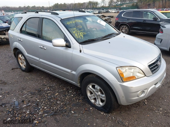 2008 Kia Sorento EX with VIN KNDJC736785782543, listed as a IAAI auction lot 41872596 with 116,815 mi miles. Bid and sale history available at carsss.com. Image 1.