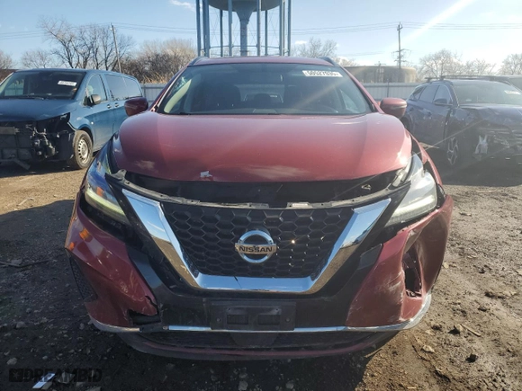 2019 Nissan Murano SV with VIN 5N1AZ2MJ8KN106206, listed as a Copart auction lot 50527035 with 138,365 mi miles and Salvage Title. Bid and sale history available at carsss.com. Image 5.