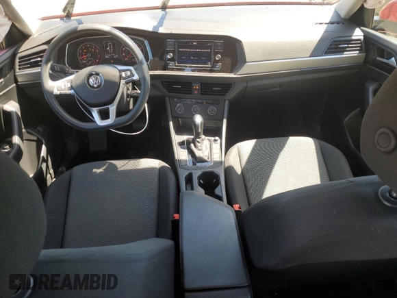 2021 Volkswagen Jetta S with VIN 3VWC57BU1MM002850, listed as a Copart auction lot 55103155 with 19,757 mi miles and Salvage title. Bid and sale history available at DreamBid. Image 8.
