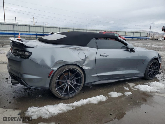2022 Chevrolet Camaro LT1 with VIN 1G1FF3D72N0100375, listed as a Copart auction lot 83472264 with 12,869 mi miles and Salvage Title. Bid and sale history available at carsss.com. Image 3.