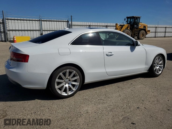 2012 Audi A5 2.0T Premium Plus with VIN WAULFAFRXCA013809, listed as a Copart auction lot 50455945 with 80,708 mi miles and Salvage Title. Bid and sale history available at carsss.com. Image 3.
