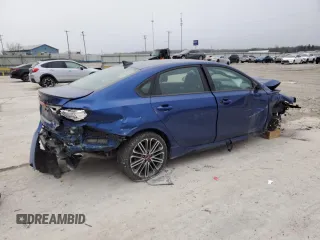 2021 Kia Forte GT with VIN 3KPF44AC6ME410507, listed as a Copart auction lot 84594494 with 63,401 mi miles and Salvage Title. Bid and sale history available at carsss.com. Image 3.