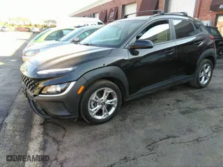 2023 Hyundai Kona SEL with VIN KM8K3CAB2PU949615, listed as a IAAI auction lot 41377088 with 38,639 mi miles. Bid and sale history available at carsss.com. Image 1.