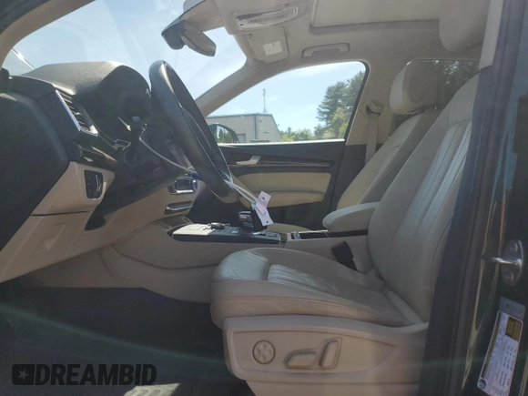 2018 Audi Q5 Premium with VIN WA1ANAFY2J2027998, listed as a Copart auction lot 59474155 with 96,309 mi miles and Salvage title. Bid and sale history available at DreamBid. Image 7.