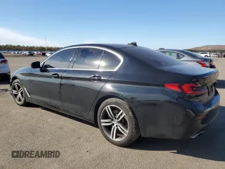 2022 BMW 5 Series 530i xDrive with VIN WBA13BJ06NCL06788, listed as a Copart auction lot 46544835 with 37,828 mi miles and Salvage Title. Bid and sale history available at carsss.com. Image 2.